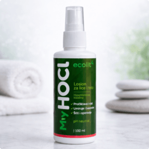 MyHOCl 100ml sprej — losion sa hipohlorastom kiselinom za nežnu negu kože